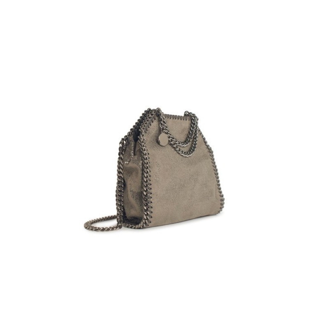 Stella Mccartney Falabella Tiny Silver Faux Leather Bag - NWT - Picture 2 of 3